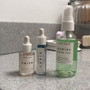 Herbivore mini skincare set